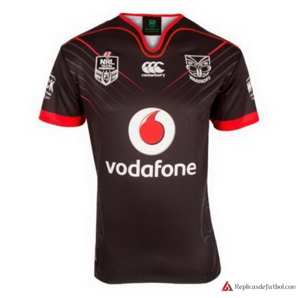 Camiseta Warriors En el Campo 2017-2018 Negro Rugby